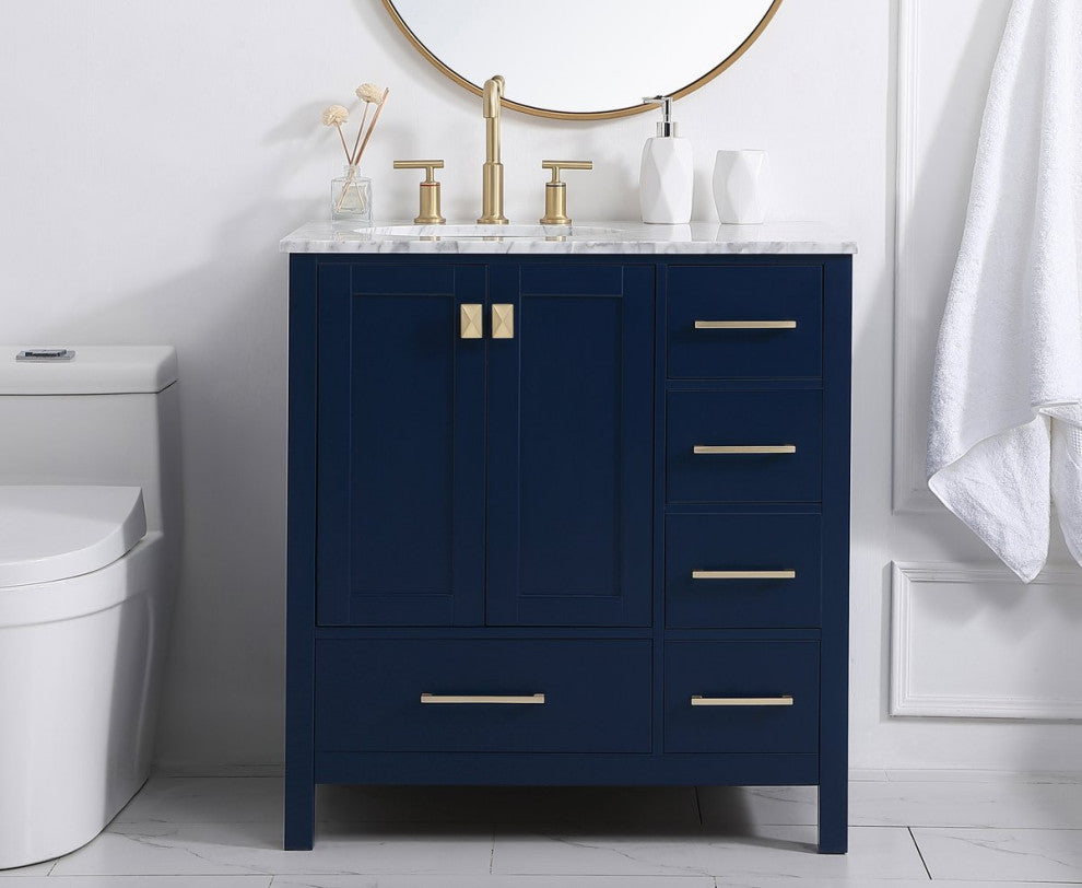 Elegant VF18932BL 32"Single Bathroom Vanity, Blue