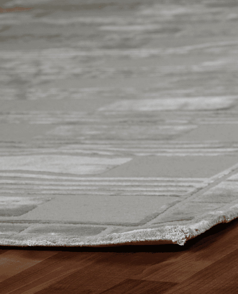 Manhattan Metro Velvet Rug, Beige, 6'x9'