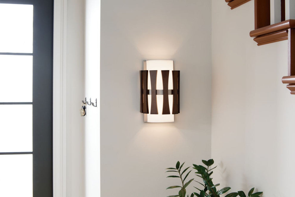 Kichler Cirus 2 Light Wall Sconce in Auburn Stained