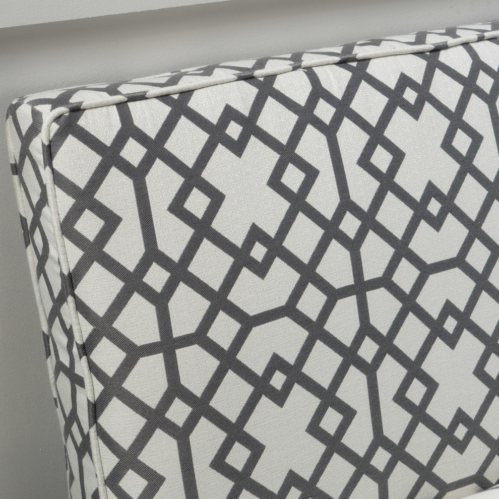 Charlotte Modern Fabric Loveseat