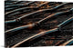 "Sunset Shopping Cart Abstract" Wrapped Canvas Art Print, 30"x18"x1.5"