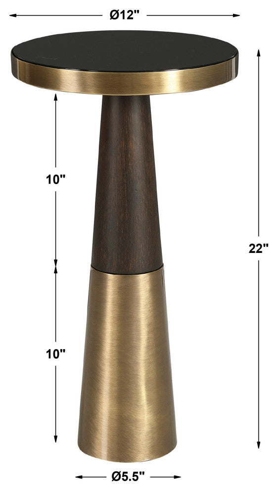 Uttermost Fortier Black Accent table