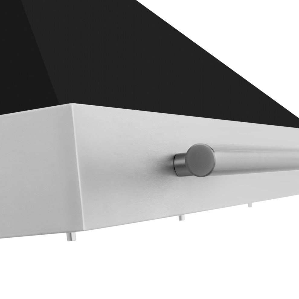 ZLINE 30" Stainless Steel Range Hood With Black Matte Shell, KB4STX-BG-30