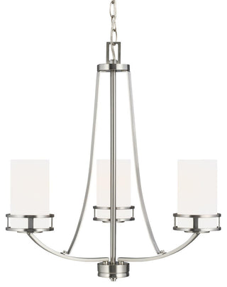 Generation Lighting 3121603 Robie 3 Light 21"W Chandelier - Brushed Nickel