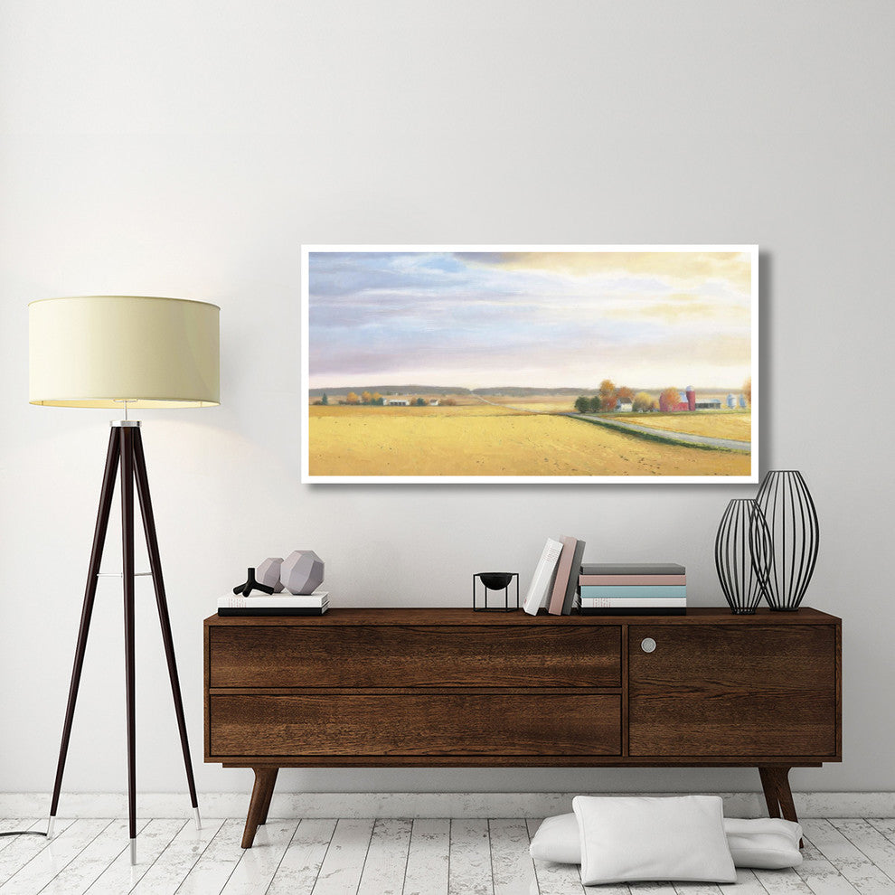 "Heartland Landscape Farm" Digital Paper Print by James Wiens, 62"x32"