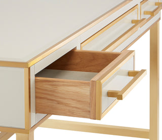 Close-up of the interior drawer on white background.