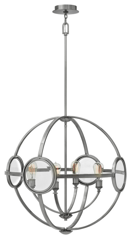 Hinkley Fulham Four Light Chandelier 3924PL