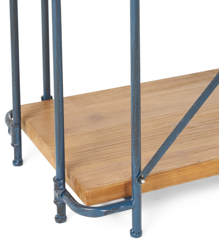 Mercia Industrial 5 Shelf Firwood Bookcase