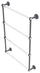 Clearview 4 Tier Ladder Towel Bar, Matte Gray, 24"