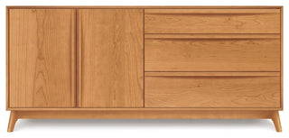 Copeland Catalina 3 Drawers On Right, 2 Doors On Left Buffet, Saddle Cherry