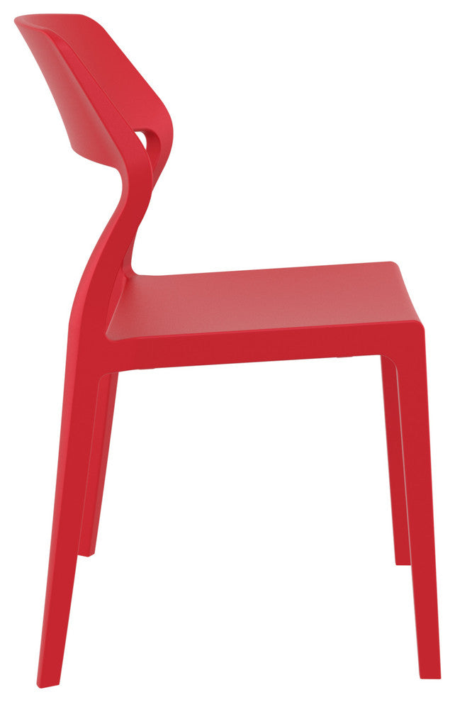 Snow Dining Chair, Red, Set of 2