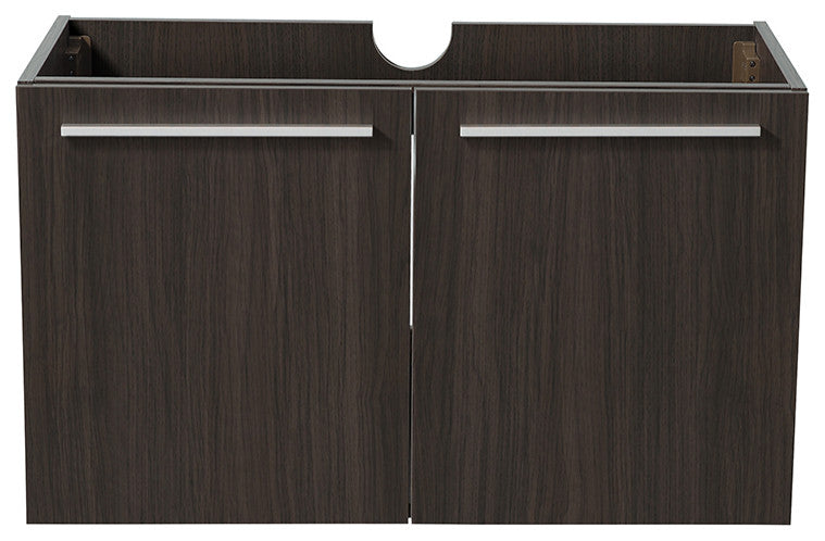 Fresca Vista 30" Gray Oak Wall Hung Cabinet