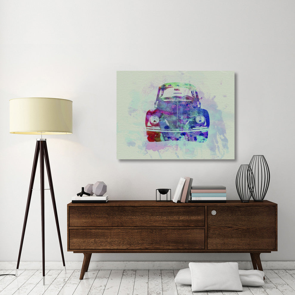 "VW Beetle Watercolor 2" Fine Art Print
