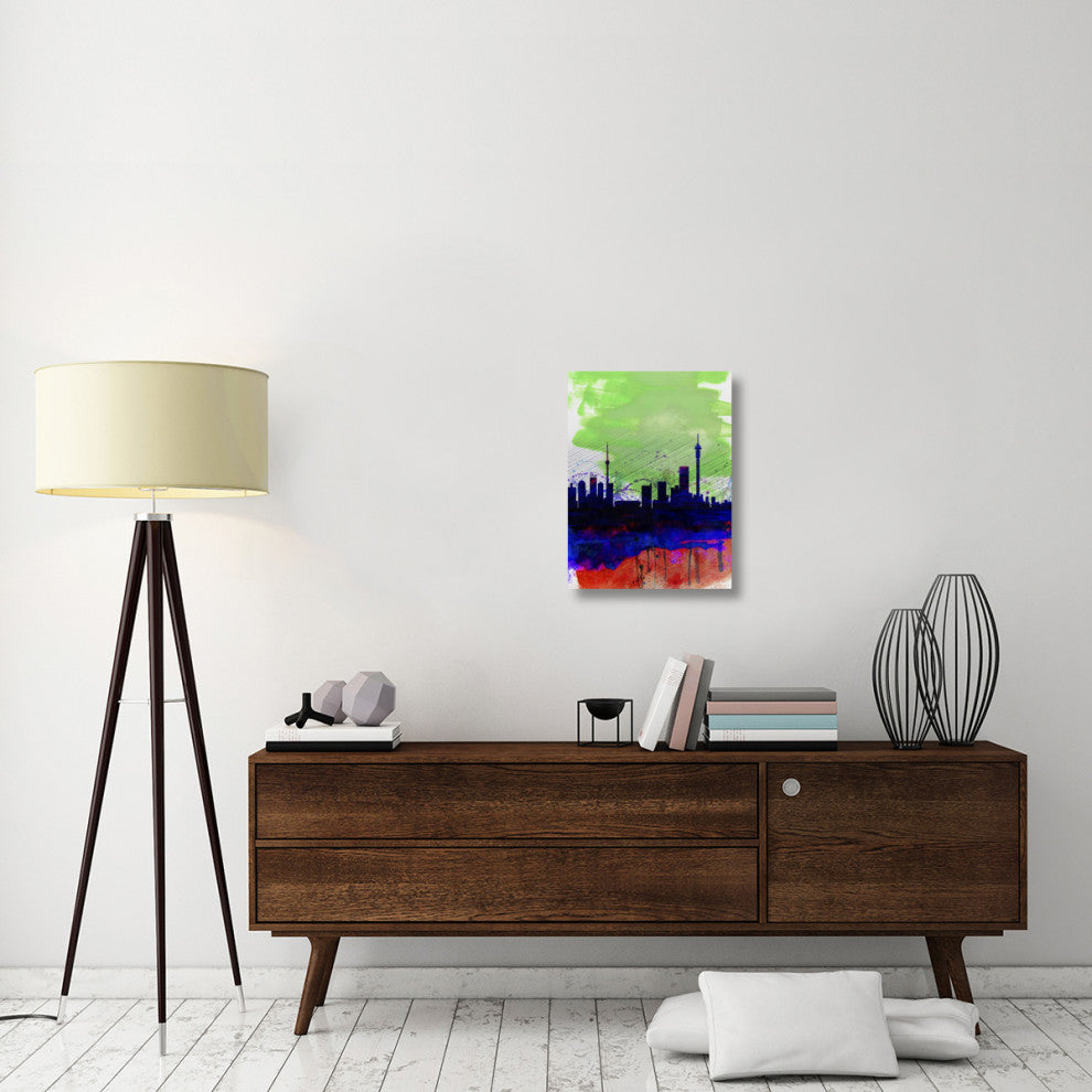 "Johannesburg Watercolor Skyline" Fine Art Print