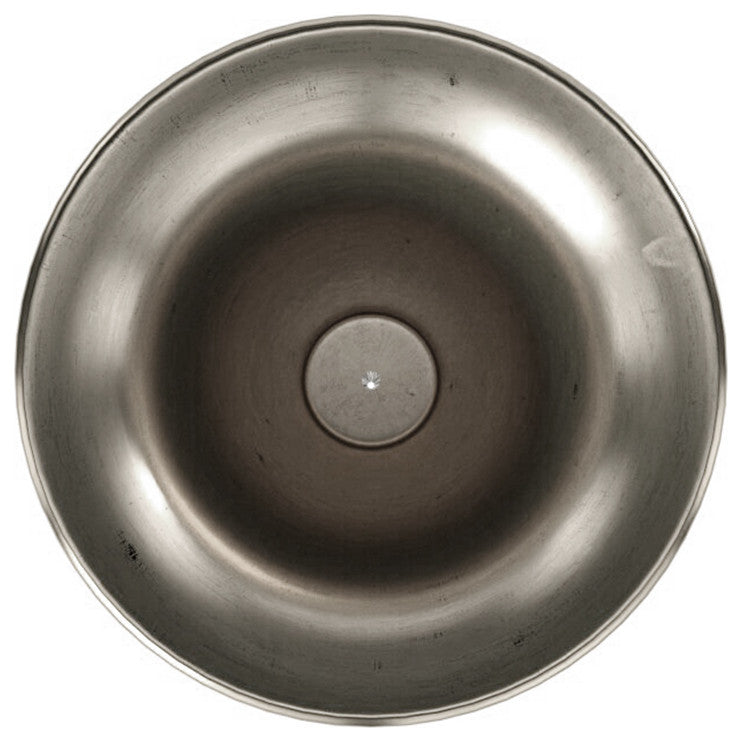 Howard Elliott Oversized Flared Silver Aluminum Vase, Large