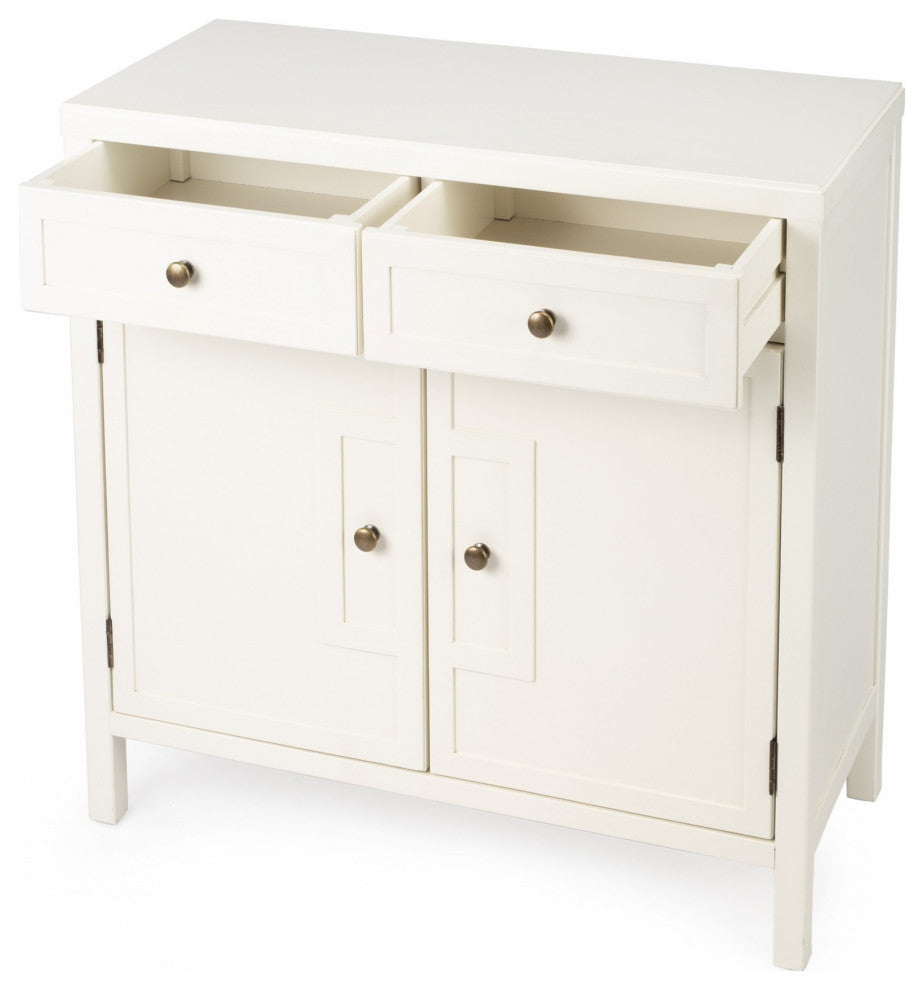 Imperial White Console Cabinet