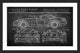"Sports Car Design" Framed Painting Print, 18"x12"