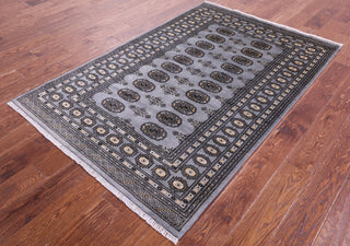 4' 0" X 6' 2" Silky Bokhara Hand Knotted Wool Rug - Q21834
