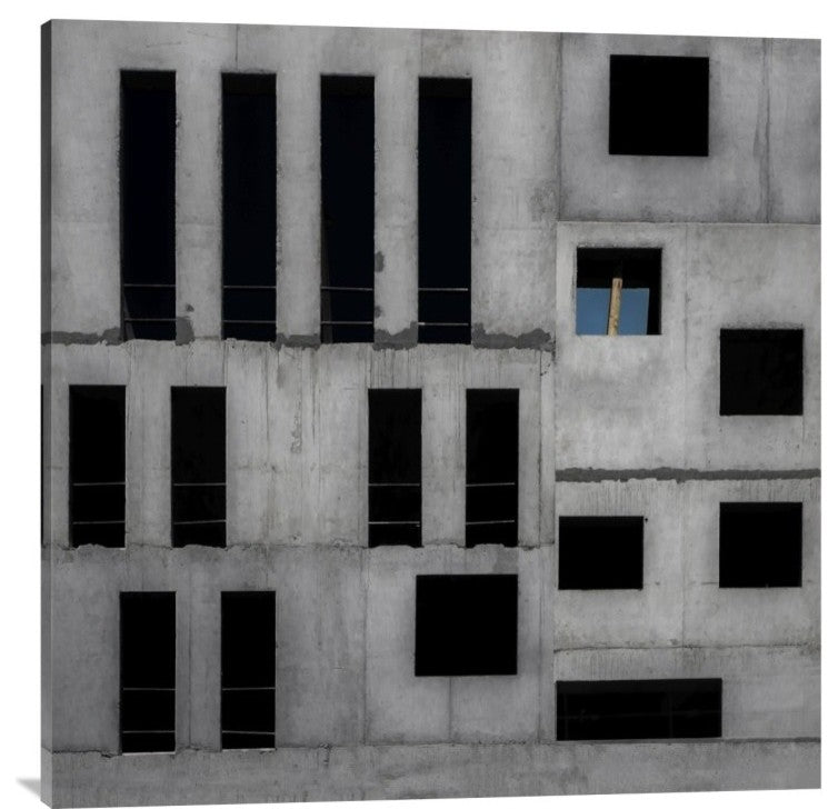 "Isolation Cell" Stretched Canvas Giclee by Gilbert Claes, 40x40"