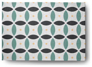 Geometric Spring Chenille Rug, Pepper, 5'x7'
