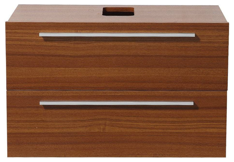 Fresca FCB8080TK Medio 32" Teak Modern Bathroom Cabinet