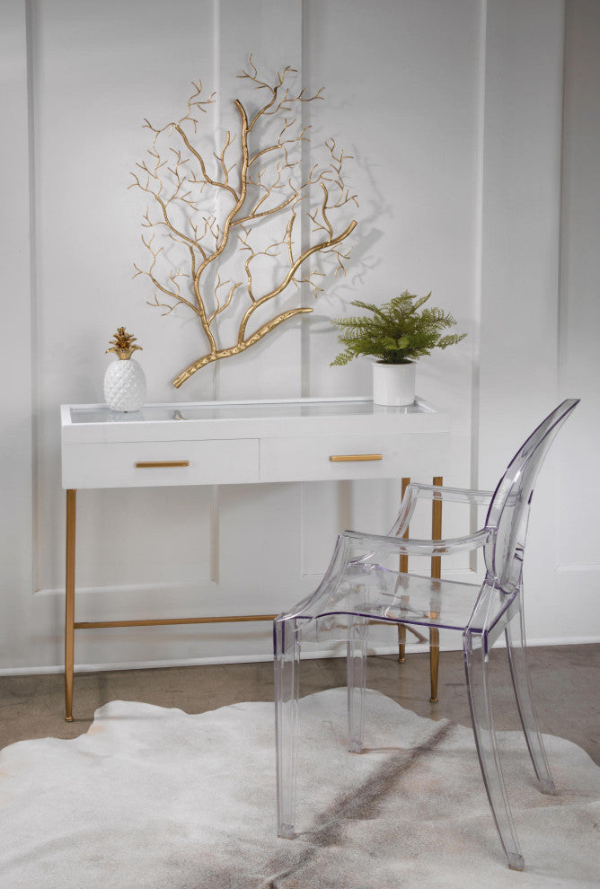 Gold Metal Branch Wall Decor