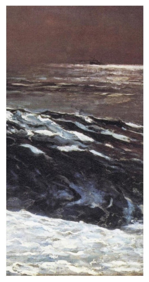 "Sunlight On The Coast (right)" Digital Paper Print by Winslow Homer, 20"x38"