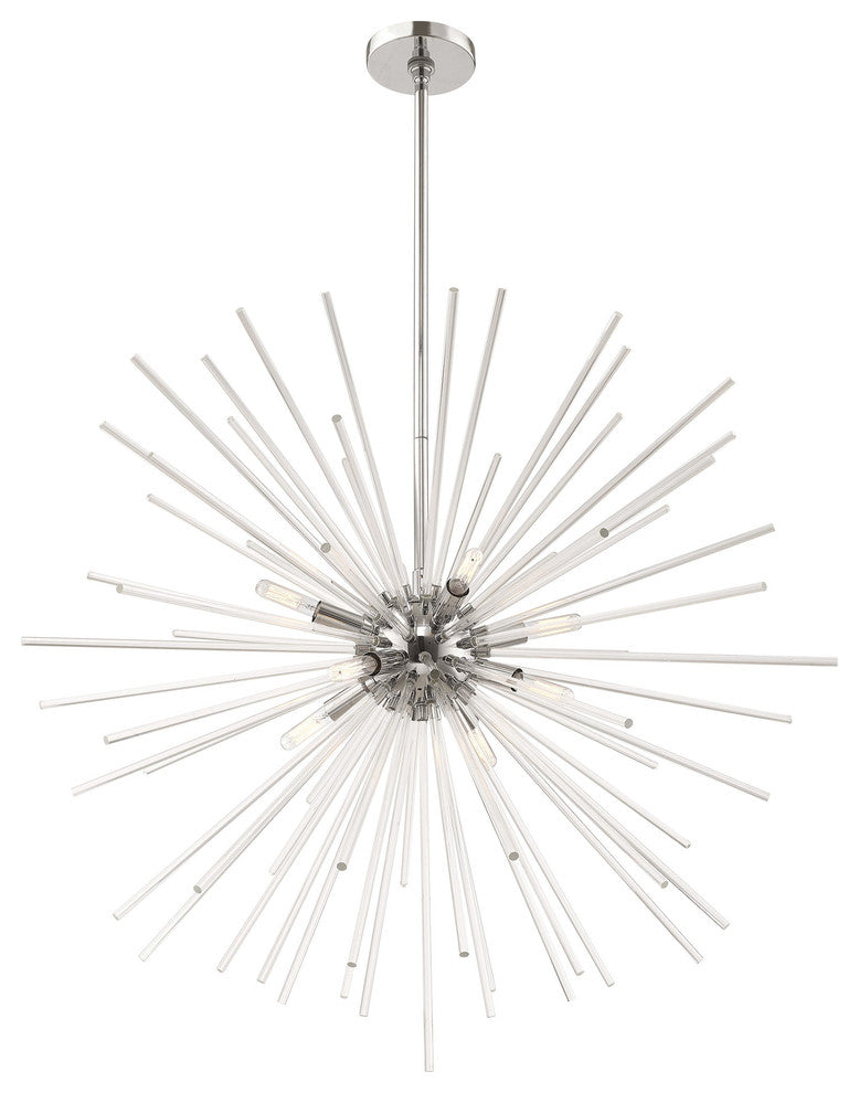 Livex Lighting Polished Chrome 8-Light Pendant Chandelier