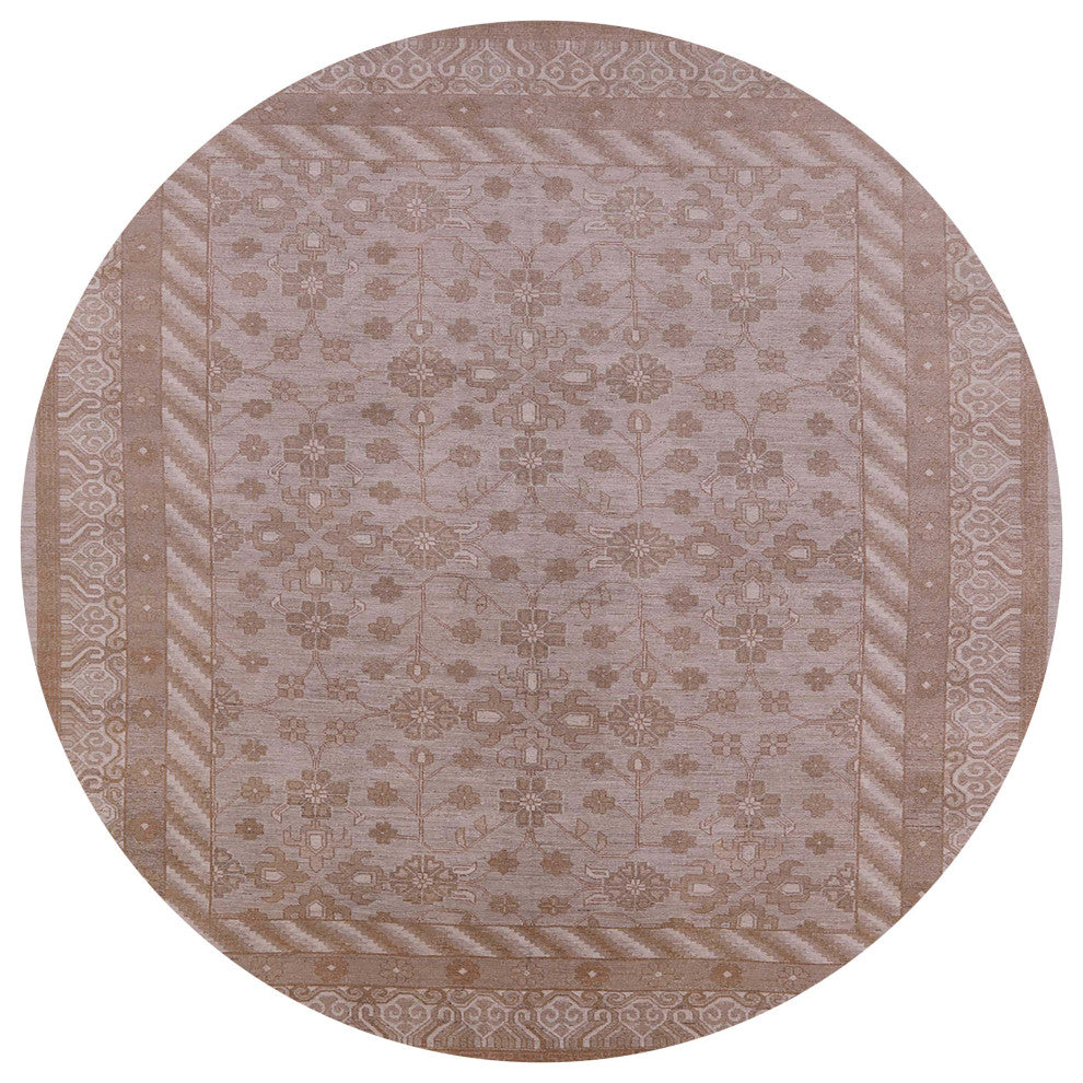Ahgly Company Indoor Round Mid-Century Modern Area Rugs, 3' Round