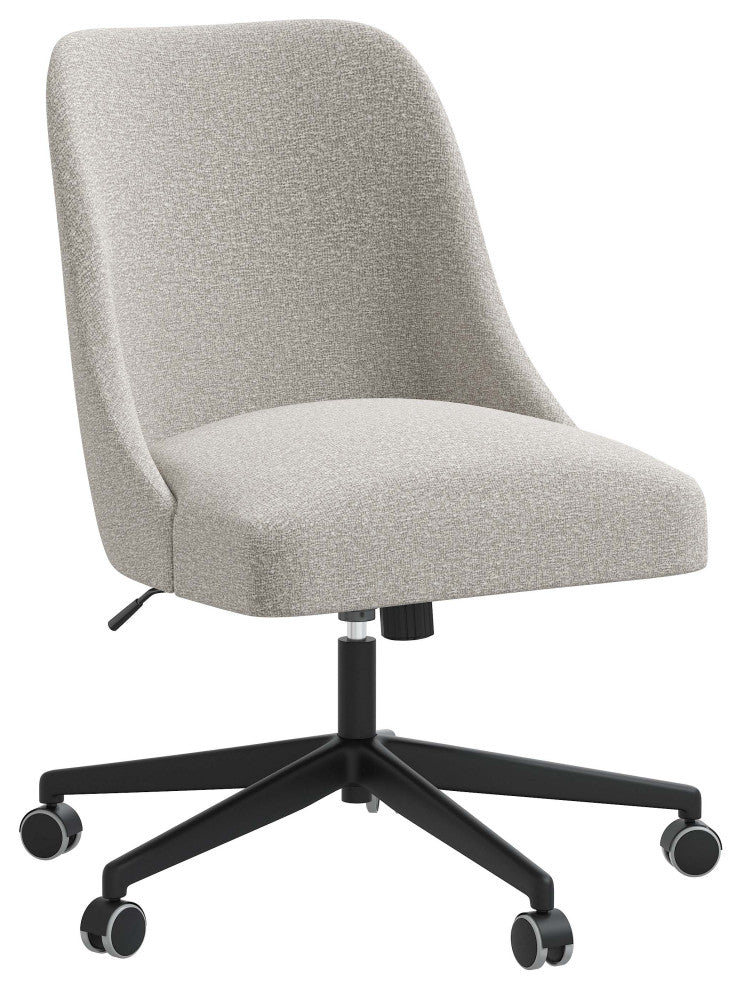 Upholstered Office Chair, Milano Elephant