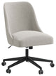 Upholstered Office Chair, Milano Elephant