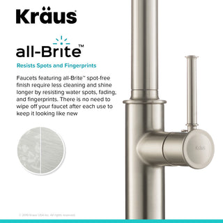 Sellette Pull-Down Kitchen Faucet, Spot Free Stainless Steel, Soap Dispenser