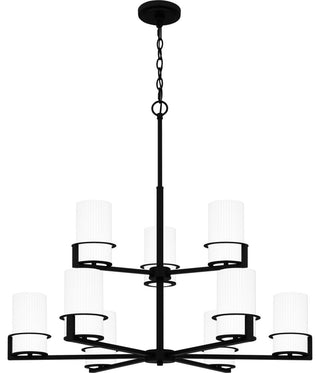 Quoizel SEY5032 Seymour 9 Light 33"W Chandelier - Brushed Nickel