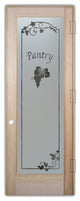 Pantry Door - Grape Cluster Grape Ivy - Douglas Fir (stain grade) - 28" x...