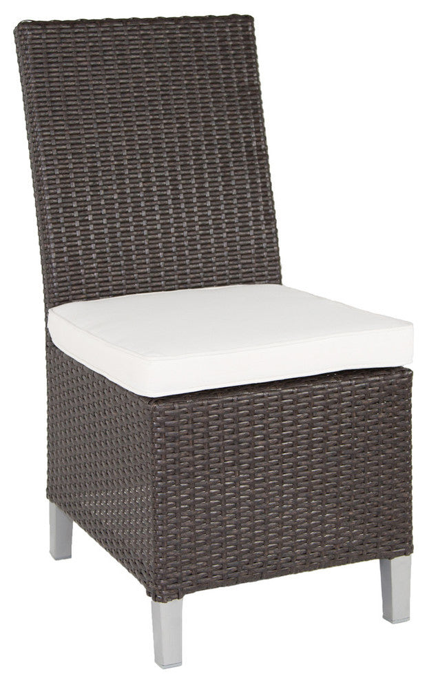 Signature Dining Chair With Sunbrella Cushion, Canvas Sky Blue
