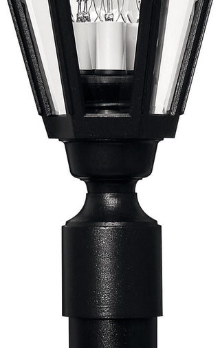 Hinkley Manor House Large Post Top Or Pier Mount Lantern, Black