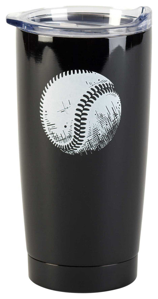 Baseball Play Hard Pray Tumbler, 20 Oz