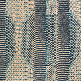 Plutus Blue Lake Stripe Luxury Throw Pillow, 18"x18"