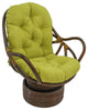 48"x24" Solid Twill Swivel Rocker Cushion, Mojito Lime
