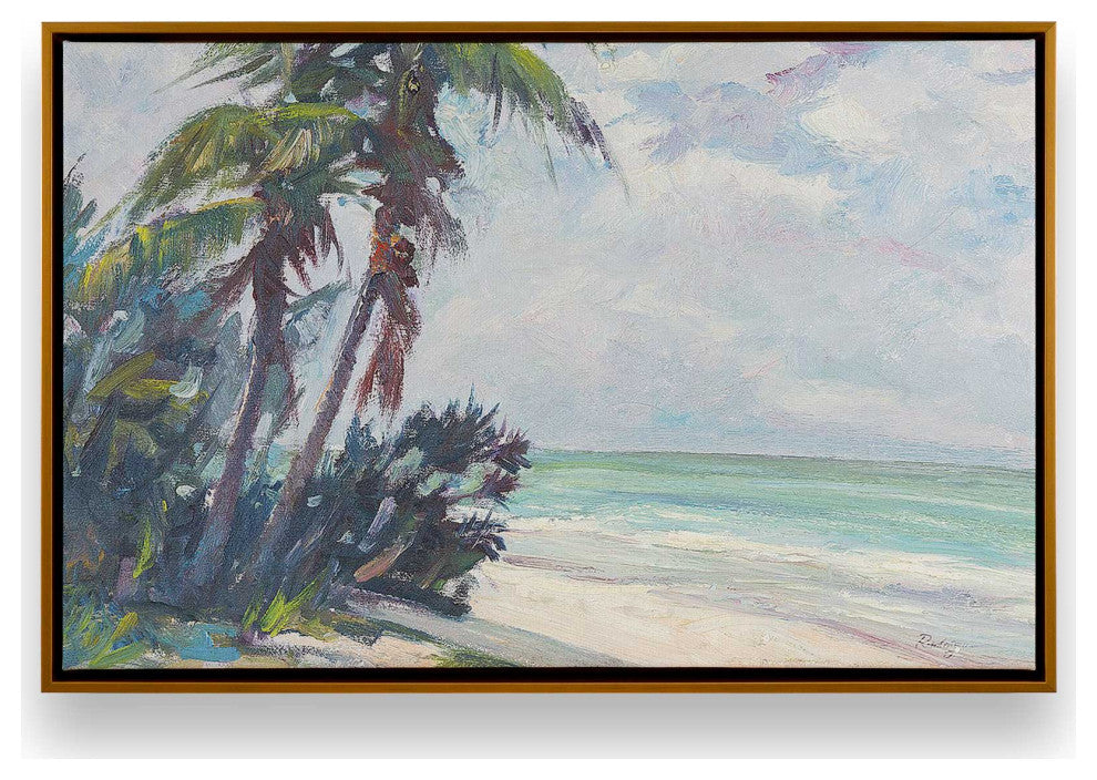 "Naples' Sandy Playground" - A Seaside Serenity Piece