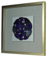 Shattered Agate Shadow Box Wall DÃ©cor (Purple)
