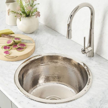 Native Trails CPS51 Redondo 15-3/4" Drop-In or Undermount Single - Brushed