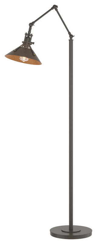 Henry Floor Lamp, Dark Smoke, Bronze Accents