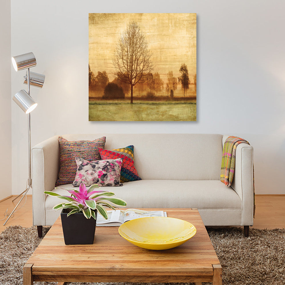 "Golden Sunrise II" by Chris Donovan, Canvas Print, 37"x37"