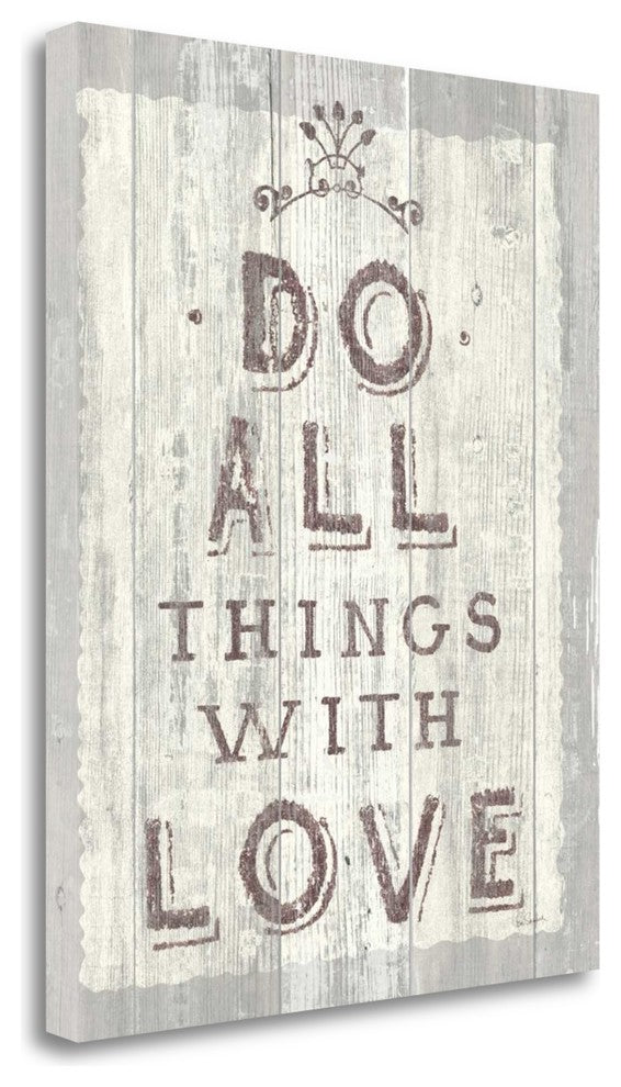 "Do All Things Driftwood" By Sue Schlabach, Giclee Print on Gallery Wrap Canvas