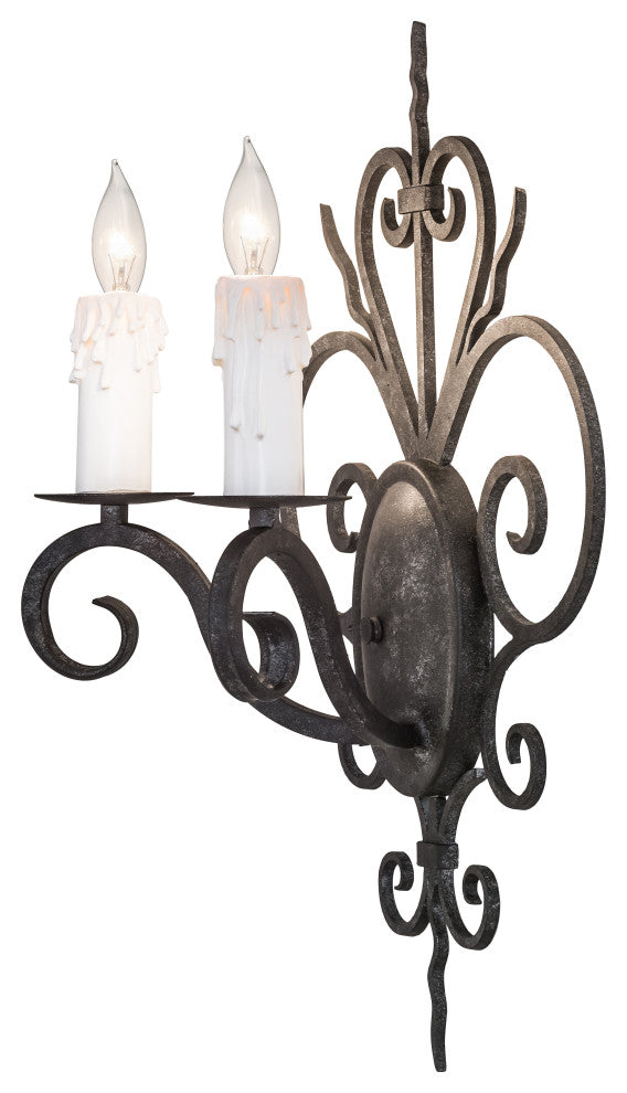 14 Wide Kenneth 2 Light Wall Sconce
