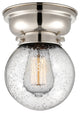 Innovations 623-1F-PN-G204-6-LED 1-Light Flush Mount, Polished Nickel