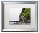 Nicole Dietz 'Steps At Pretty Marsh' Matted Art, Silver Frame, White, 20x16