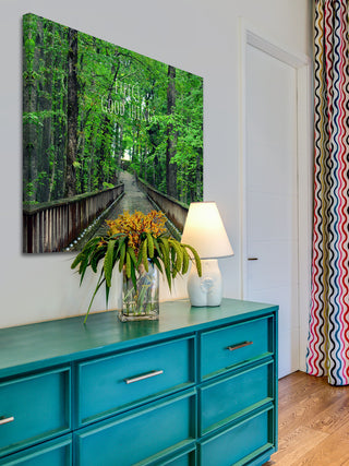 "Expect Good Things" Painting Print on Wrapped Canvas