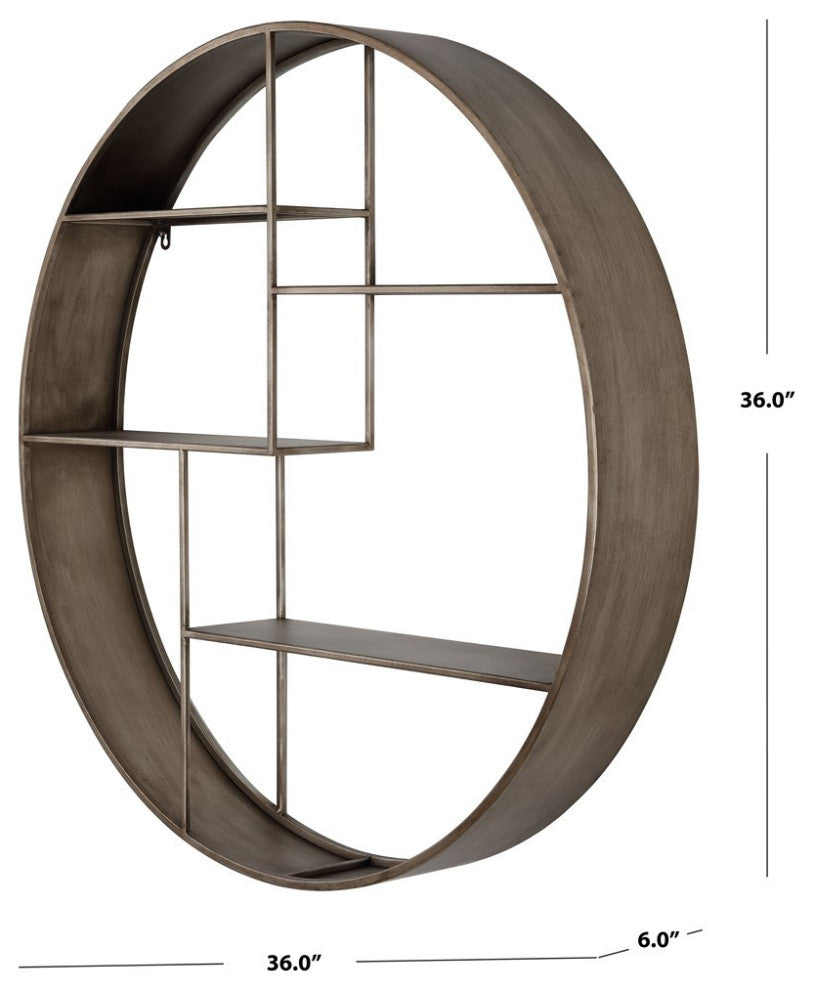 Safavieh Elewen Wall Shelf Brown